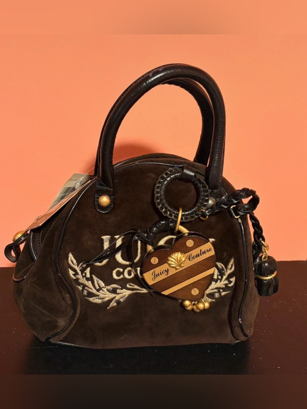 NWT Y2K Vintage Juicy Couture Bowler Satchel Style Handbag